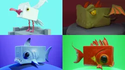 Stylized Creatures PACK Low-poly