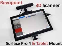 Surface Pro 4 & Tablet Mount for Revopoint 3D Scanner