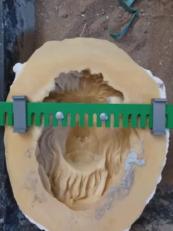 Template to Embed Bolts in Concrete Molds for Wall Hung Items