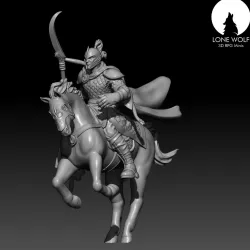 The Aes Sidhe Knight with spear