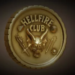 The Hellfire Club Coin - Stranger Things