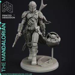 The Mandalorian - Star Wars Fanart - 30cm