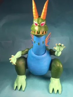 THUNDERCATS. TIGER SHARKS. STL DRAGONSTEIN .3D ACTION FIGURE .OBJ LJN STYLE