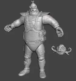 TMNT ANDROID KRANG BODY VINTAGE ( TEENAGE MUTANT NINJA TURTLES)
