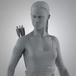Tomb Raider  Alicia Vikander 3D Printable Model