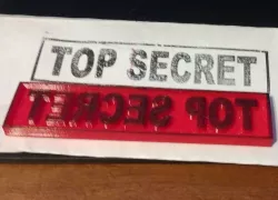"TOP SECRET" Stamp