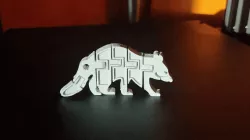 Trash Panda Keychain Flexible