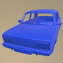 VAZ LADA 2107 2006 PRINTABLE CAR BODY