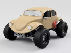 VW Beetle BUG - 1/18 RC body (PXtoys 9302E)