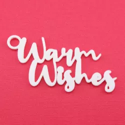Warm Wishes - Christmas Gift Tag
