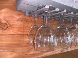 wine glass rack