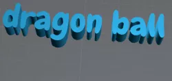 writing dragon ball