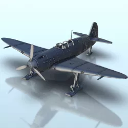 Yakovlev Yak-2 (on skis version) - WW2 USSR Russian Flames of War Bolt Action 15mm 20mm 25mm 28mm 32mm