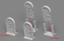 Zombicide doors (fantasy)