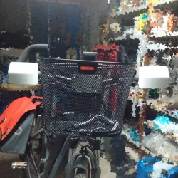 3D printed handlebar windshield (Bike Accessory Challenge; Make your commute easier )