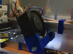 60mm x 60mm Fan holder for the K8200 / 3Drag