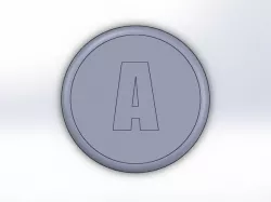 Aspirin tablet - easy 3D print