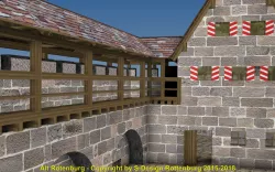 Castle Old Rotenburg Scale Model 1/50