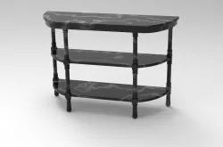 CURVED CONSOLE TABLE