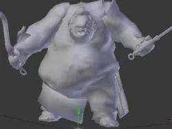 Dota 2 Pudge posed