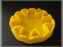 Easter tray, labyrinthine designs