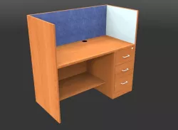 Eco Workstation with drawer for call center