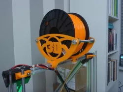 Filament roll holder on 608 for 20mm extrusion
