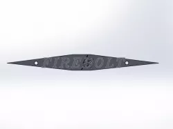 Firebolt Nameplate - 3D Printable