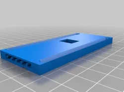 Kinect scanninng rig electronics enclosure left panel