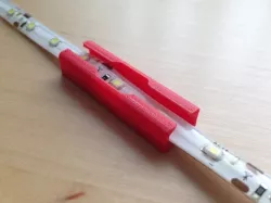 LED stripe mount - single screw mount