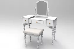 MAKE UP TABLE ( GLASS)