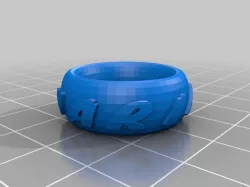 Maria size 18 My Customized Text Ring/Bracelet/Crown Thing