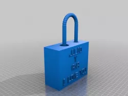 My Customized Bridge Love Lock