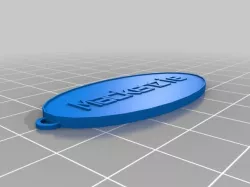 My Customized Oval Keychain