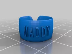 My Customized Text Ring/Bracelet/Crown Thing