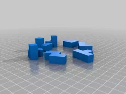 My Customized World's Smallest 3D printed Soma Cube Puzzle remix