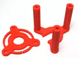 Prometheus hot-end mount for Rostock max and Orion delta printer. E3d version included.