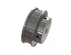 Pulley MXL 80T, fo belt GT2 2mm, Bore 8mm, Aluminium