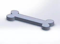 Simple 3D printable bone