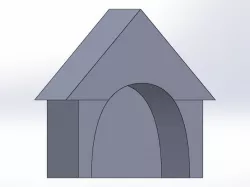 Simple Doghouse - 3D printable