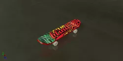 Simple Skateboard (with blind decal)