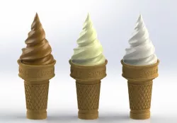 soft cream / ice cream cone
