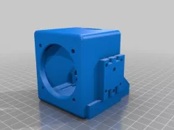 This is a modified Prusa I3 extruder mount for use with the Twelve-Pro version. I have included the X Axis Carriage