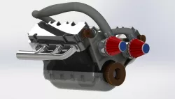 V6 engine