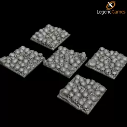 25mm Skull Base TOPPERS 25mm square - LegendGames
