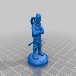 28mm_Rock_halforc_bard
