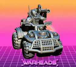 2x Futuristic Mining Quad! Dakka heavy machine gun version! (2 vehicles!)