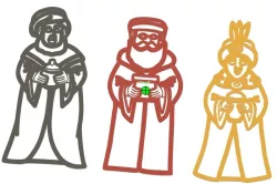 3 Beans - galette - kings - dessert - crown - epiphany - cookies -