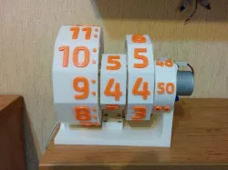 3D Printed Numechron Clock