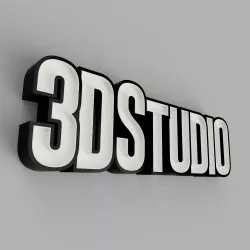 3DSTUDIO - LED LAMP WITH NAME (NAMELED)